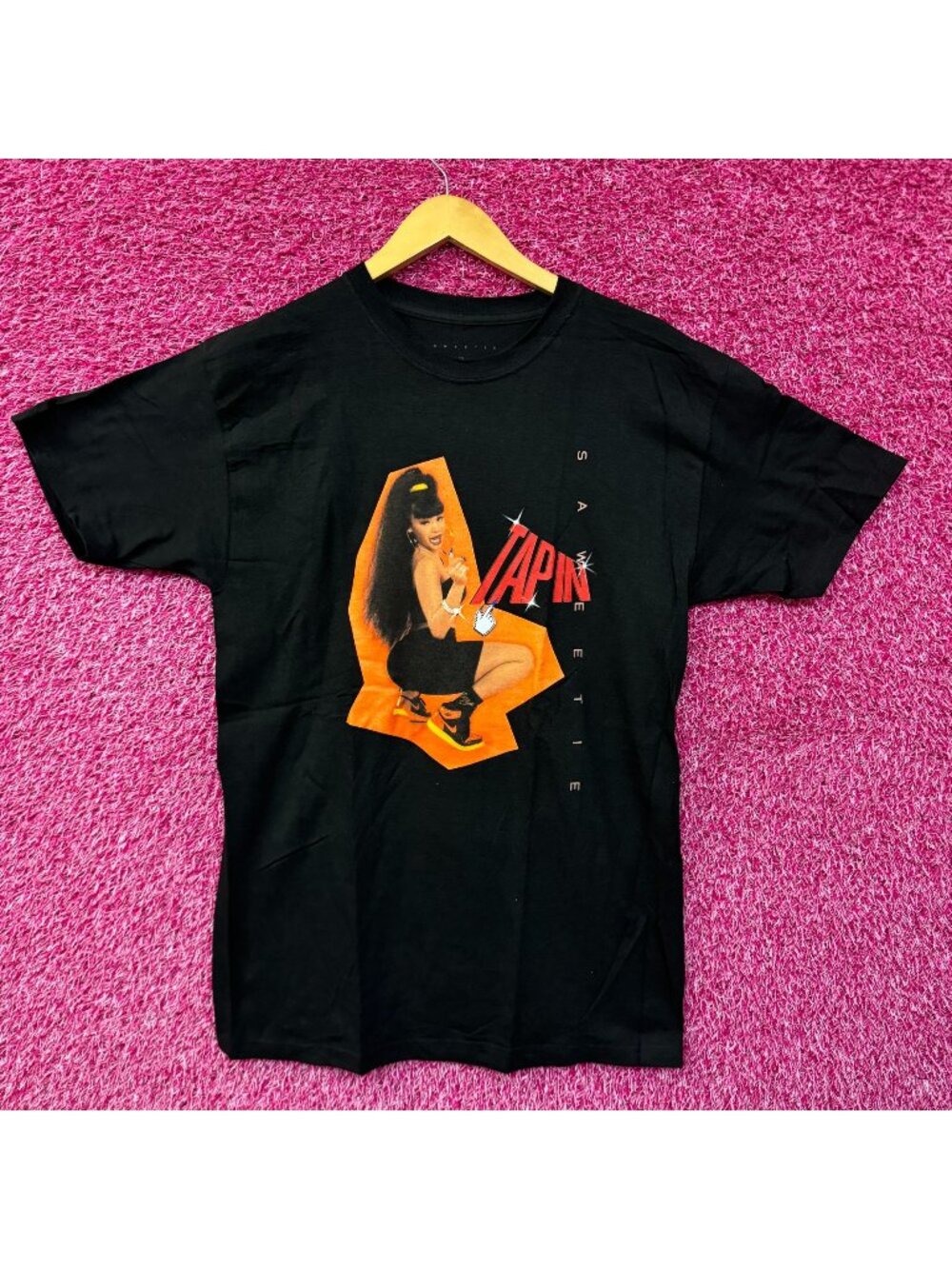 Saweetie Tap In Pretty B Music Hot Girl Summer Rap Tee M